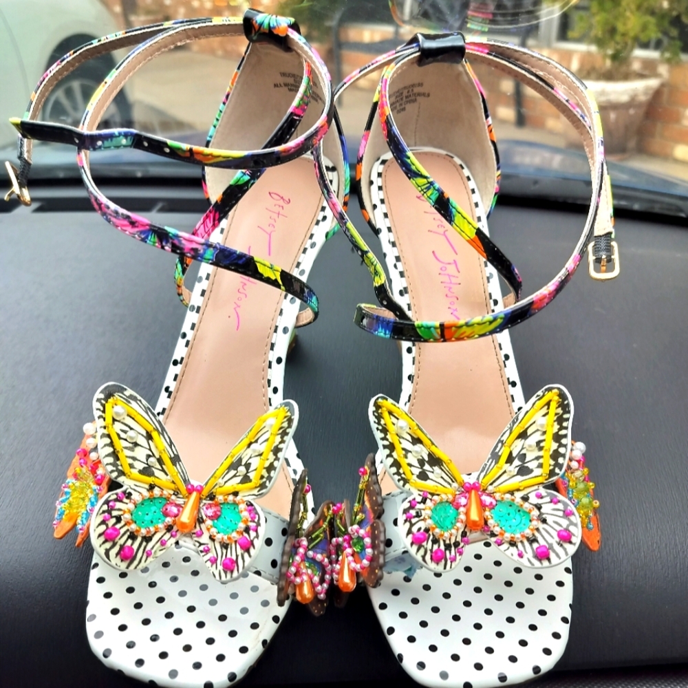 Betsy Johnson butterfly heels